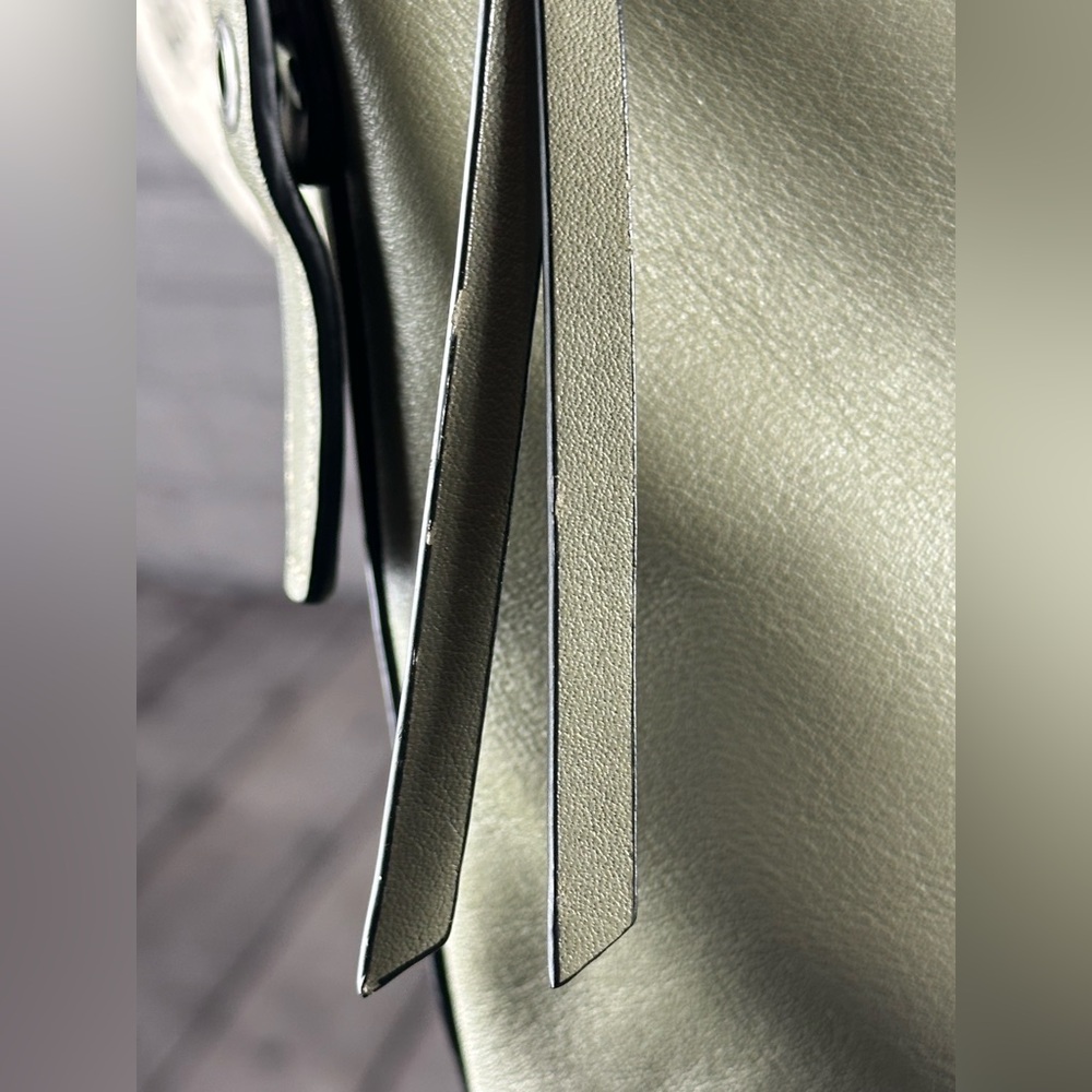 Coach Bleeker Grommets Mini Duffel In Olive Green - Picture 10 of 11